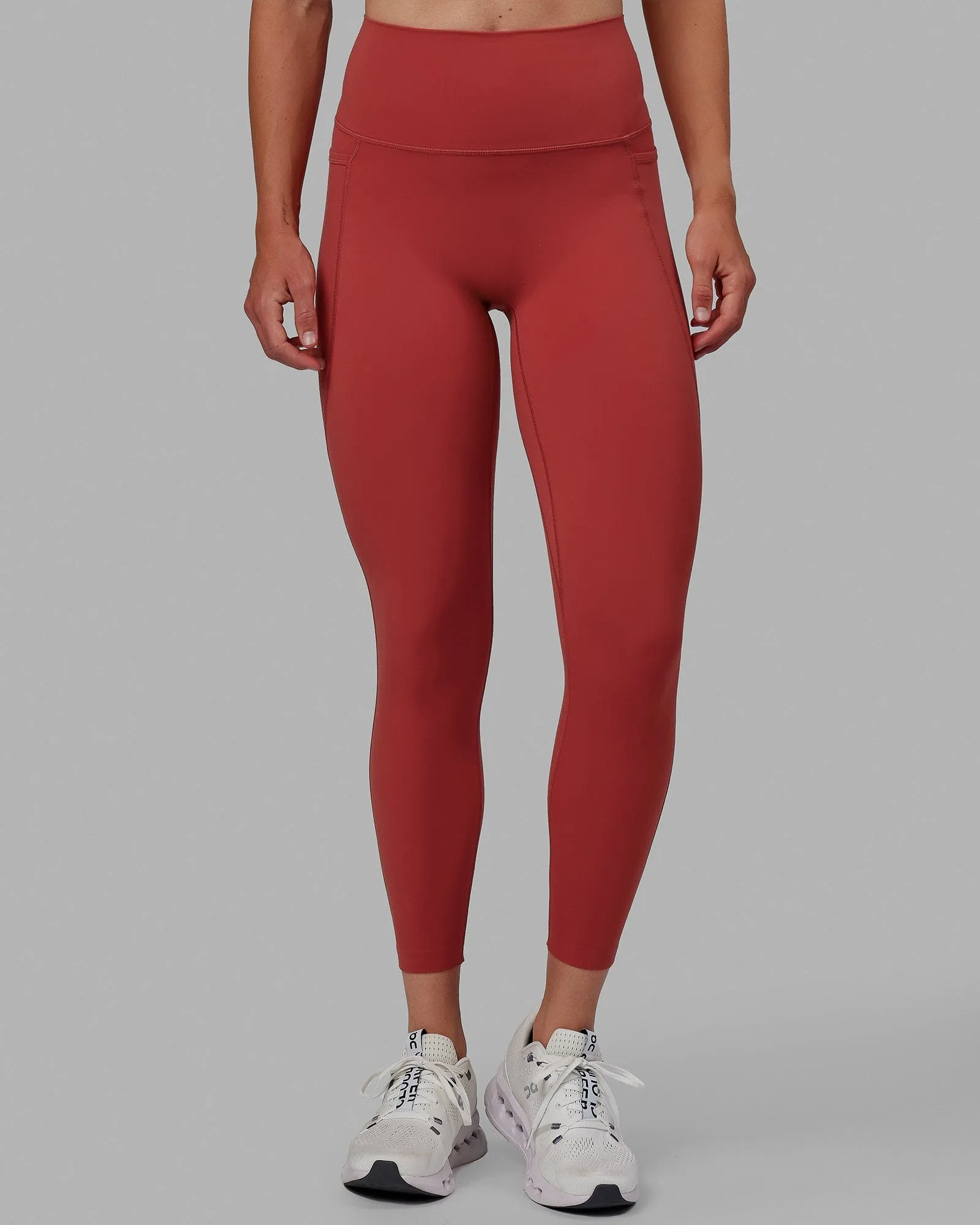 Elixir 7/8 Length Tights With Pockets - Cardinal sold by LSKD product image thumbnail 3