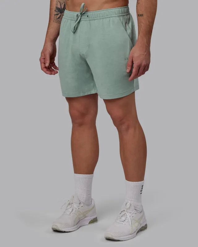 Restore CloudFLX Short - Iceberg Green Marl sold by LSKD