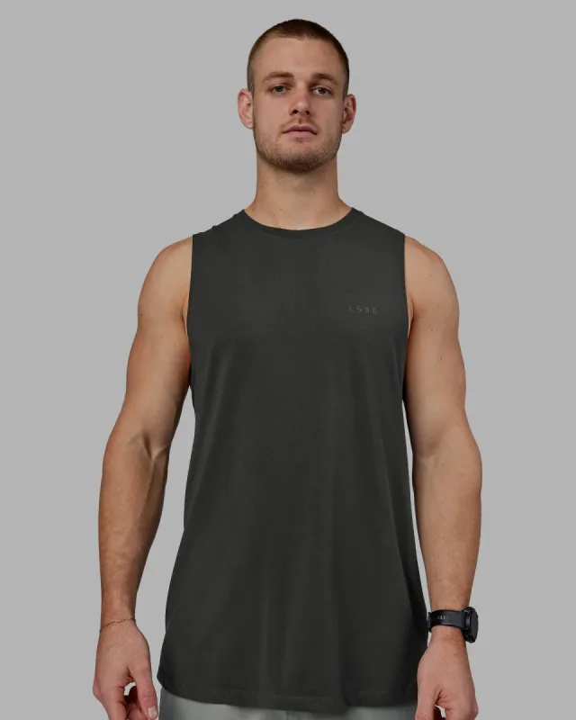 Deluxe PimaFLX Tank - Pirate Black sold by LSKD