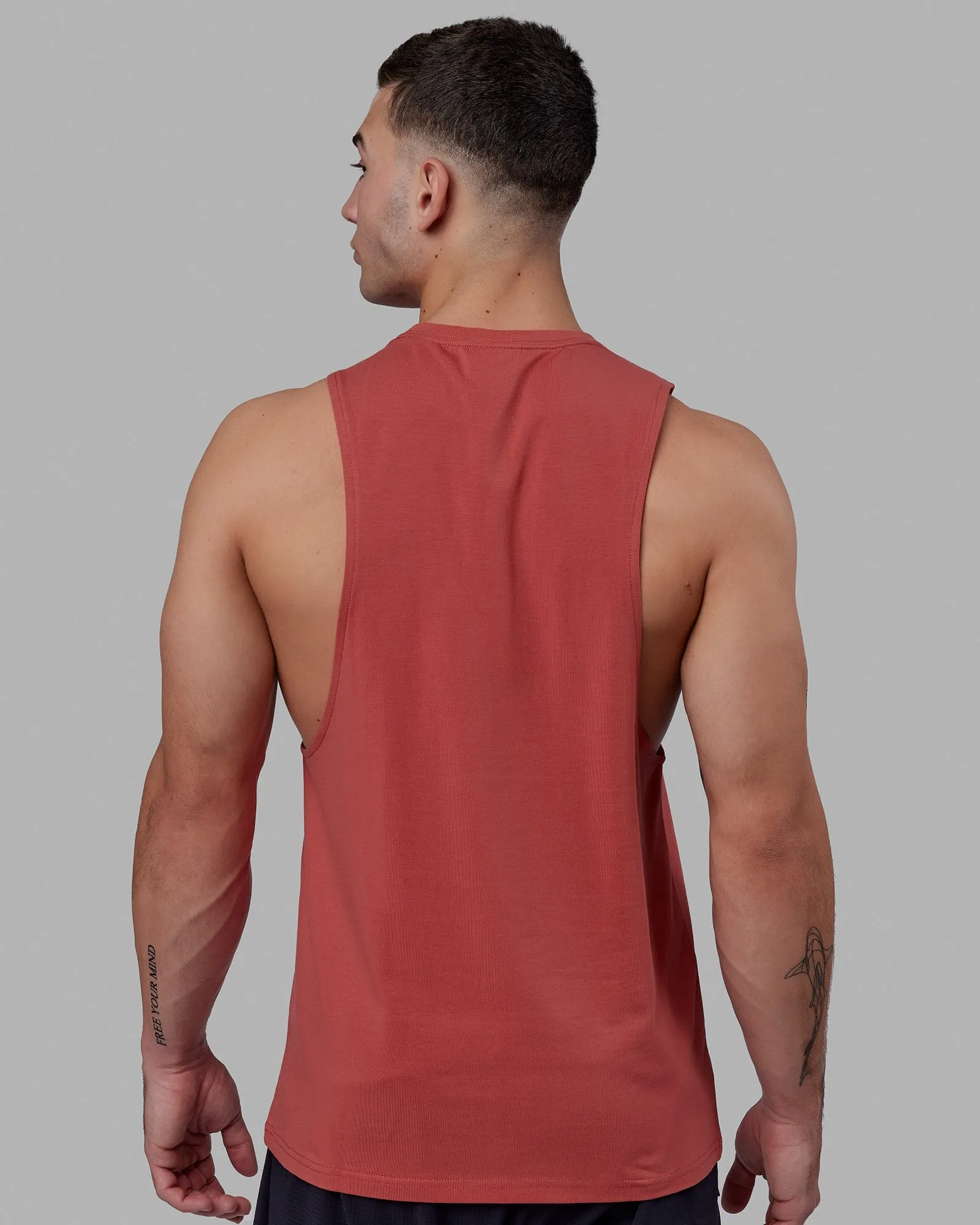 Fundamental FLXCotton Drop Arm Tank - Mineral Red sold by LSKD product image thumbnail 4