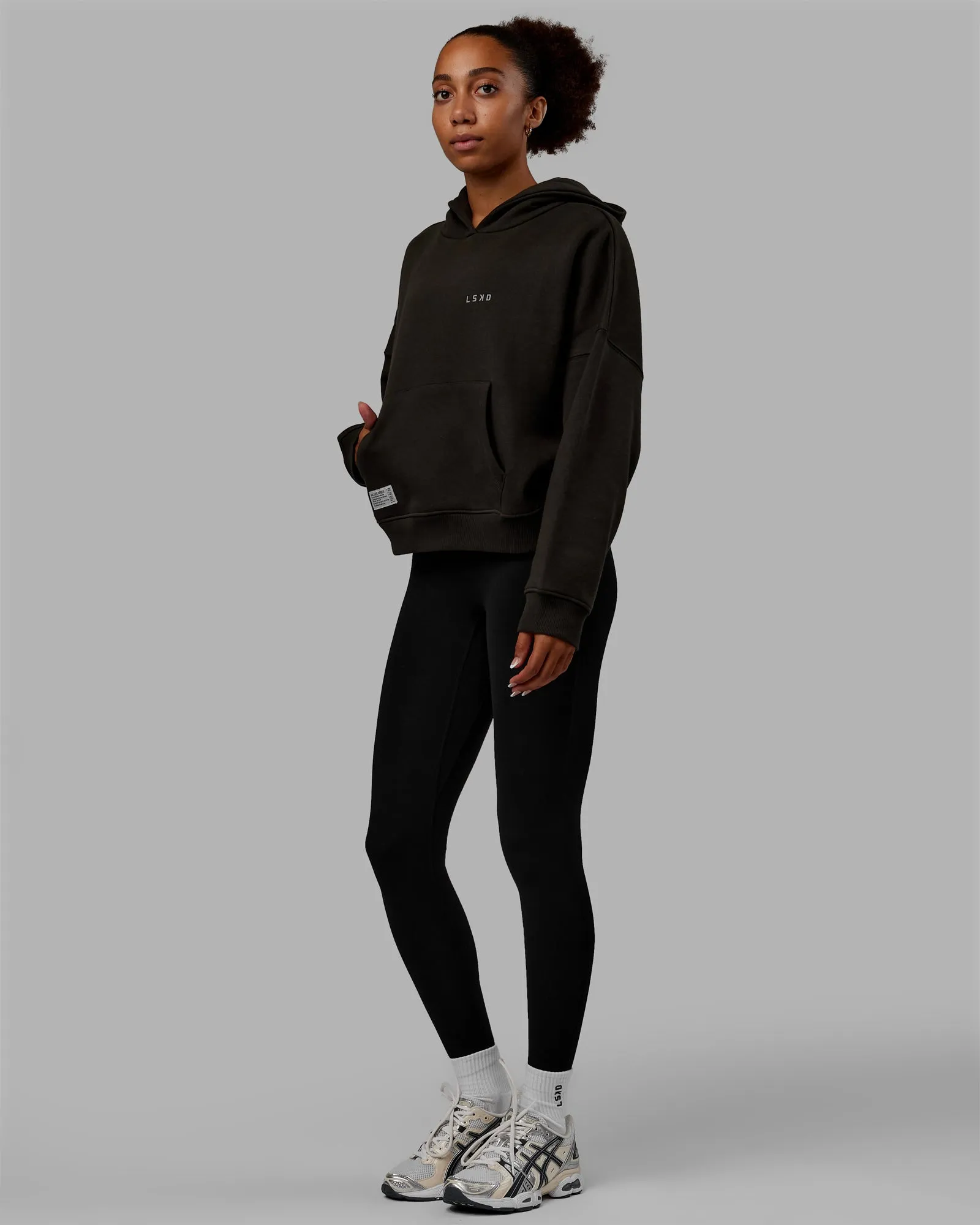 VS6 Hoodie - Pirate Black-Circular Grey sold by LSKD product image thumbnail 5