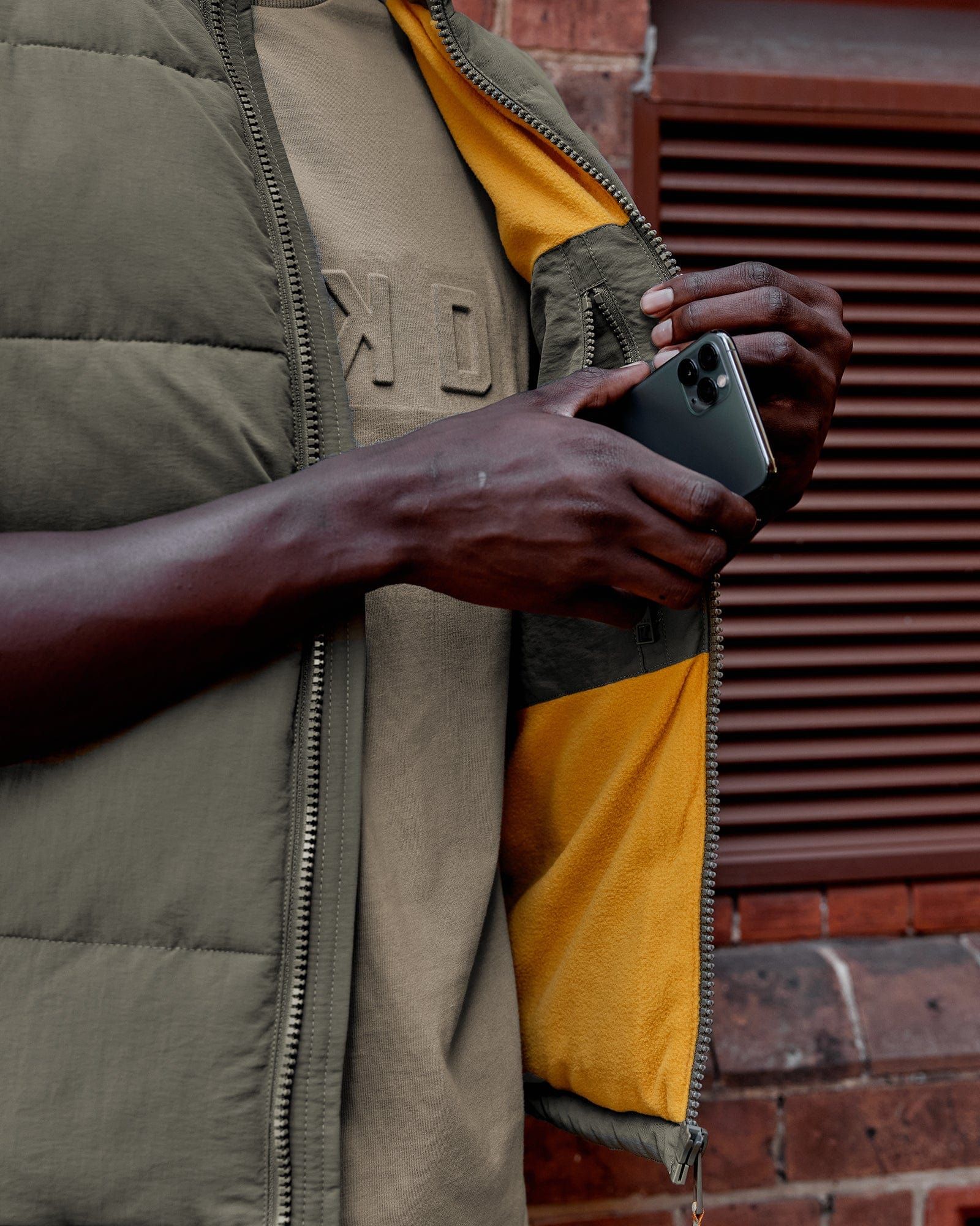 Classic Puffer Vest - Tealeaf sold by LSKD product image thumbnail 5