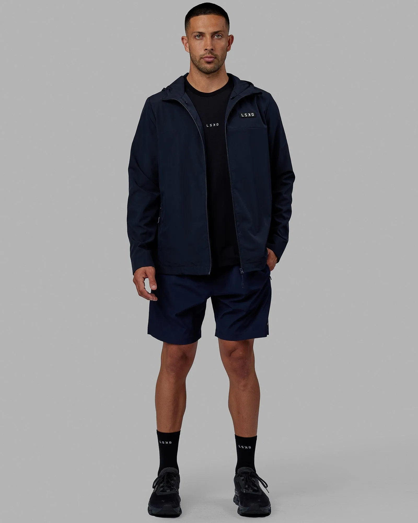 Functional Training Jacket - Navy sold by LSKD product image thumbnail 2