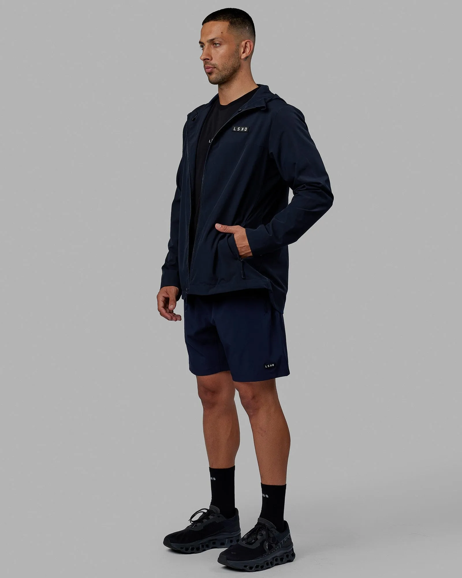 Functional Training Jacket - Navy sold by LSKD product image thumbnail 3