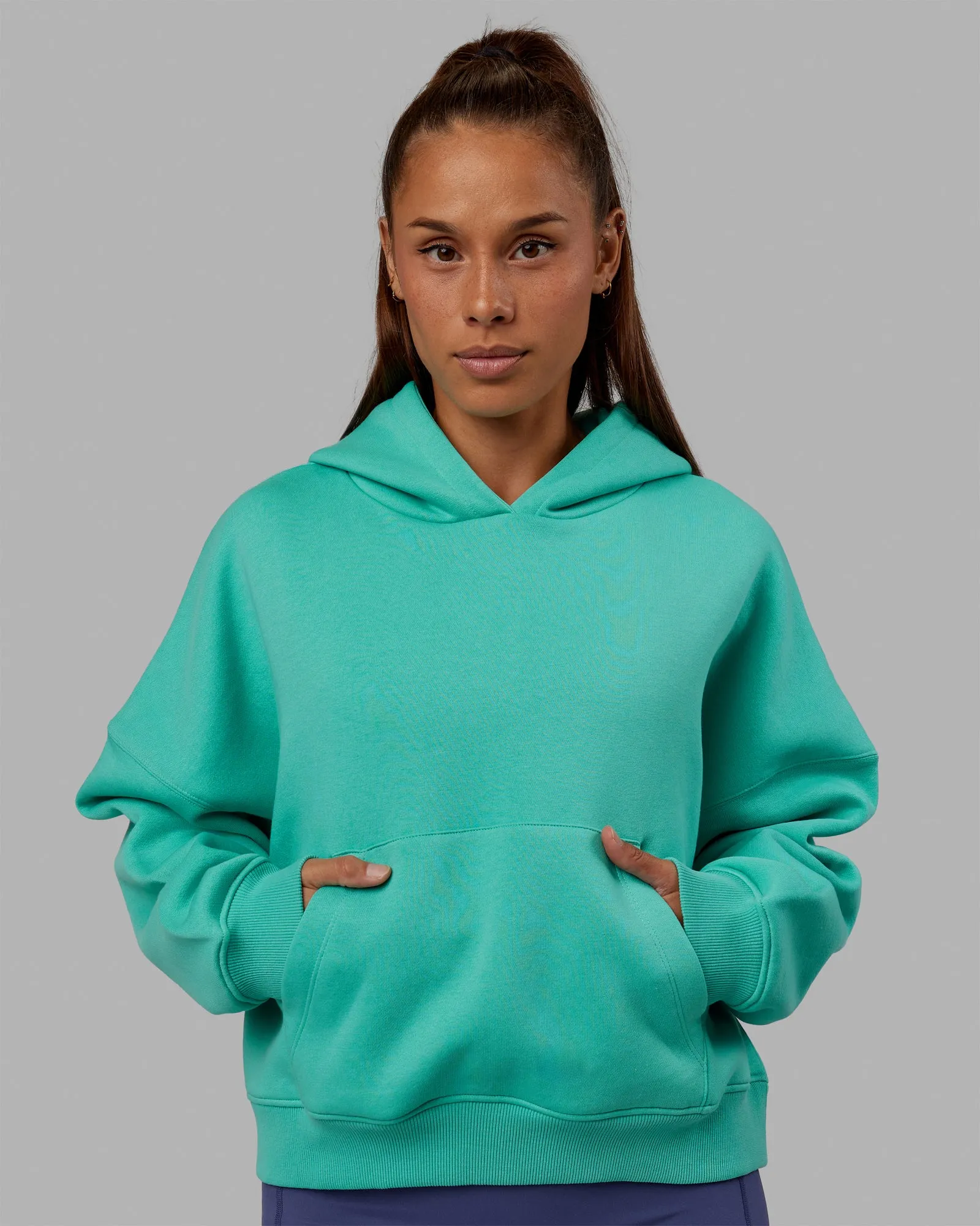 Love The Run Hoodie - Aquatic Awe-White sold by LSKD product image thumbnail 2