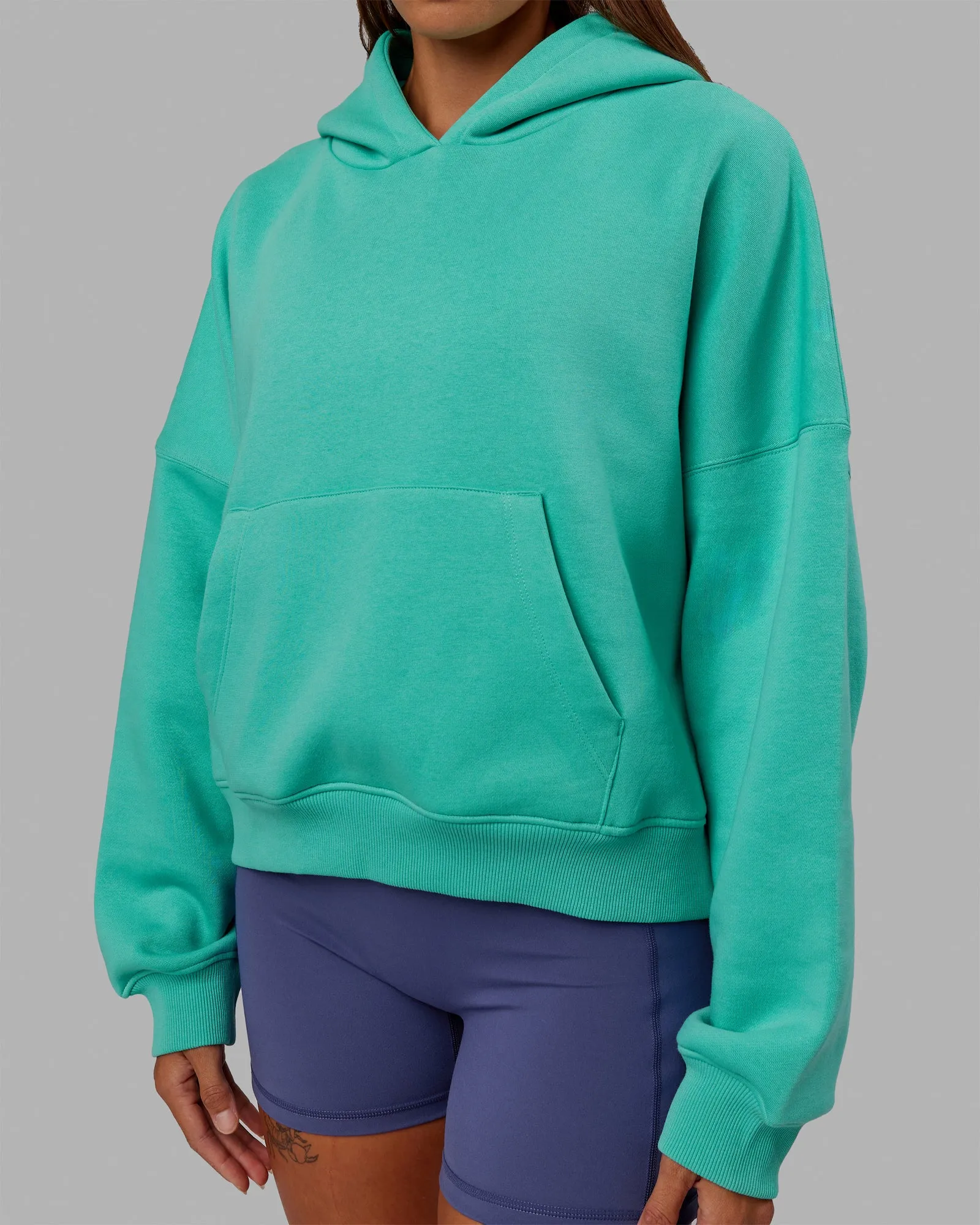 Love The Run Hoodie - Aquatic Awe-White sold by LSKD product image thumbnail 5
