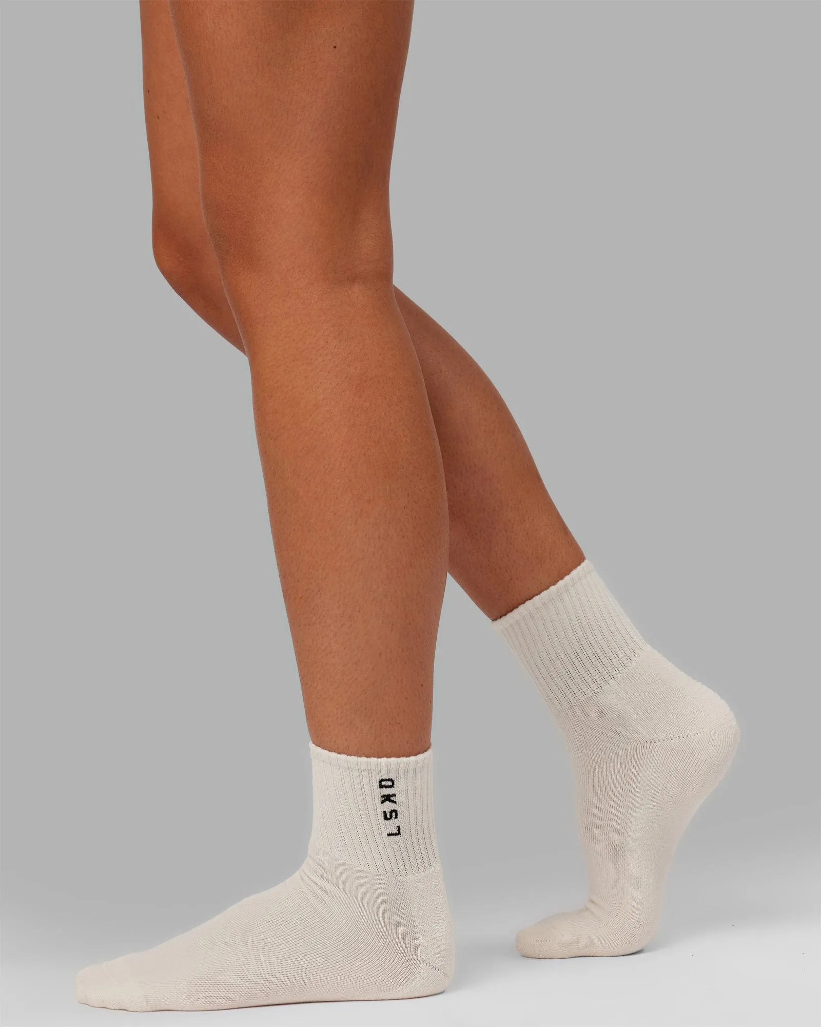 Signal 3 Pack Quarter Socks - Old Rose-Dry Rose-Off White sold by LSKD product image thumbnail 4