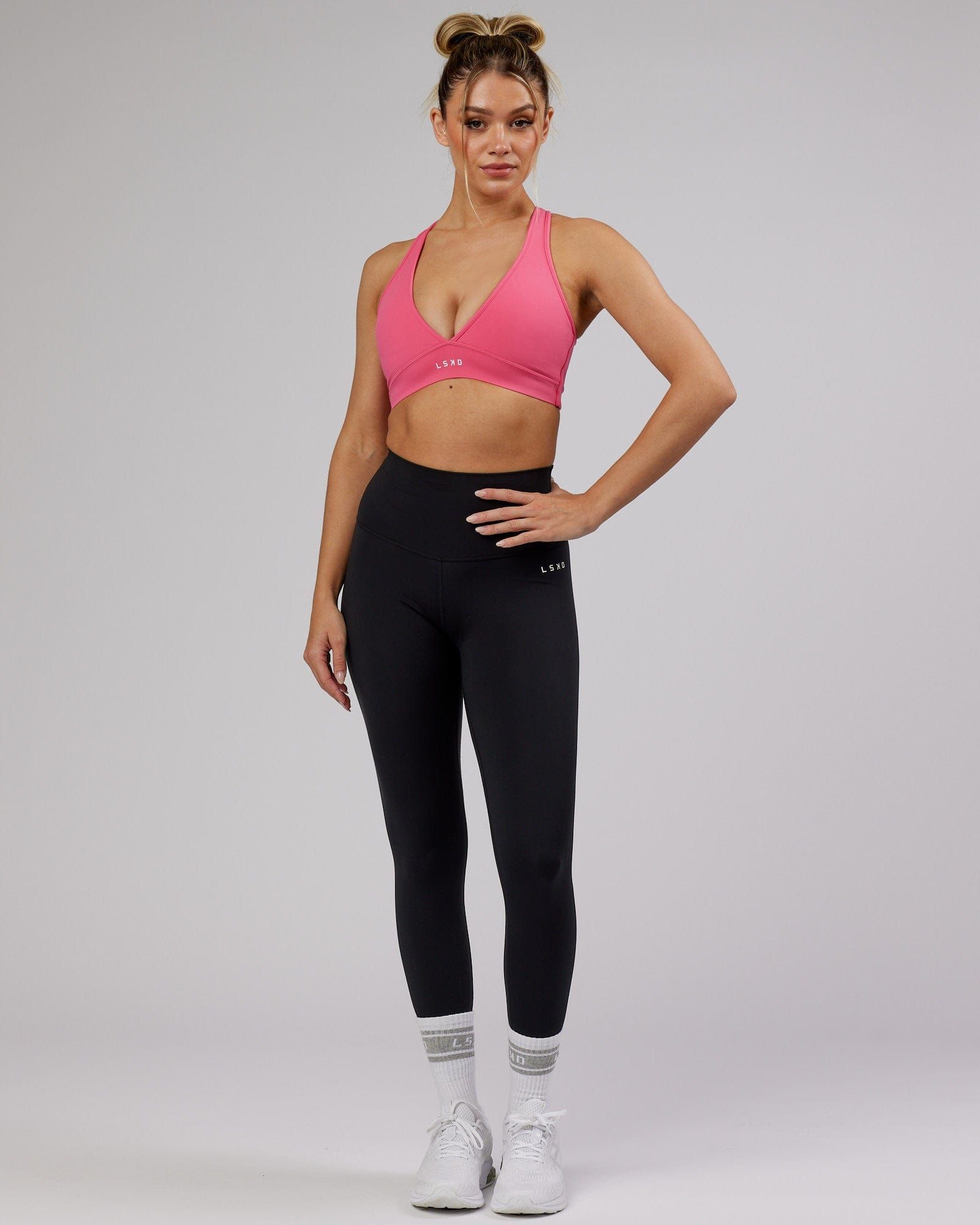 Stamina Sports Bra - Flamingo sold by LSKD product image thumbnail 4