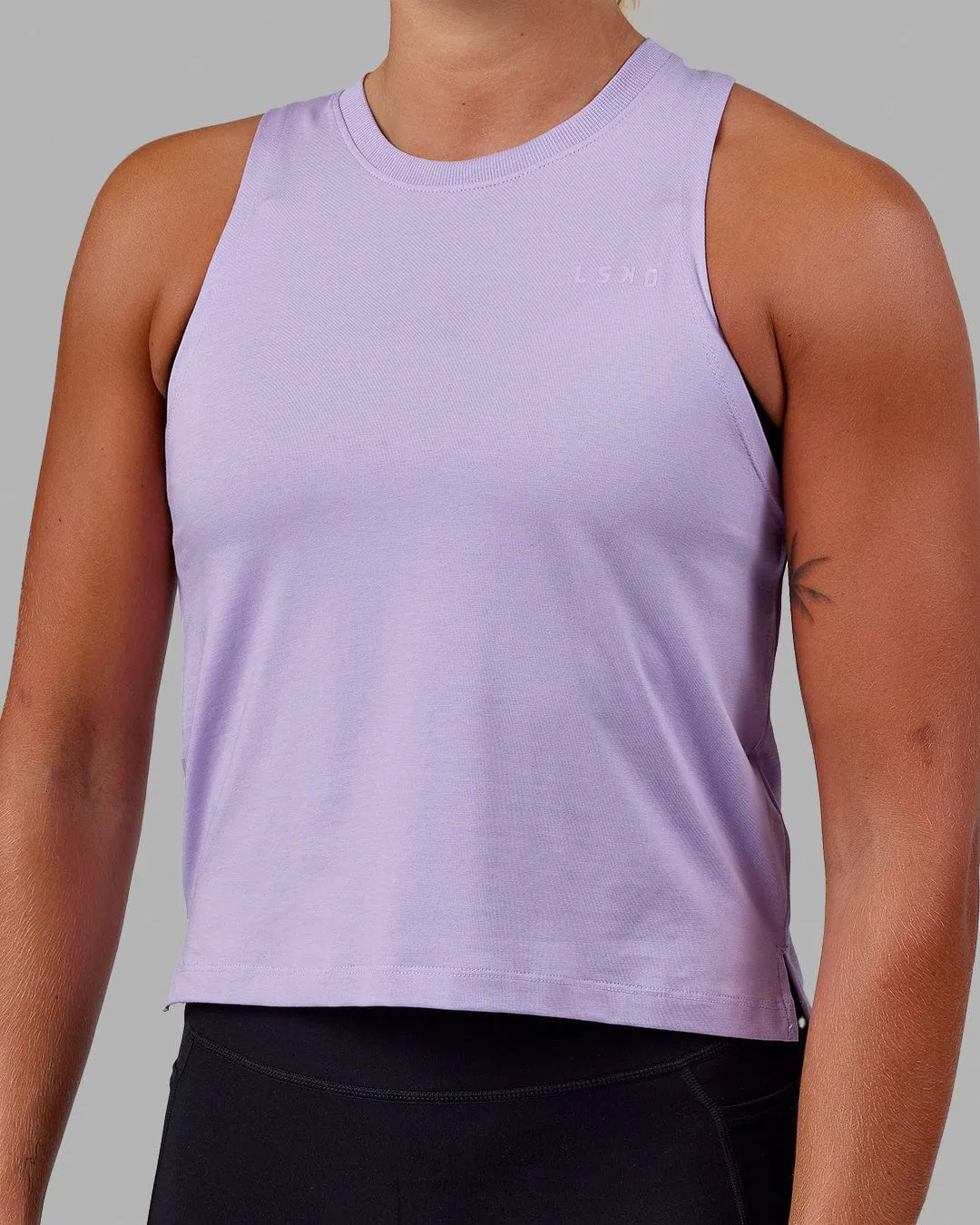 Deluxe PimaFLX Tank - Pale Lilac sold by LSKD product image thumbnail 5