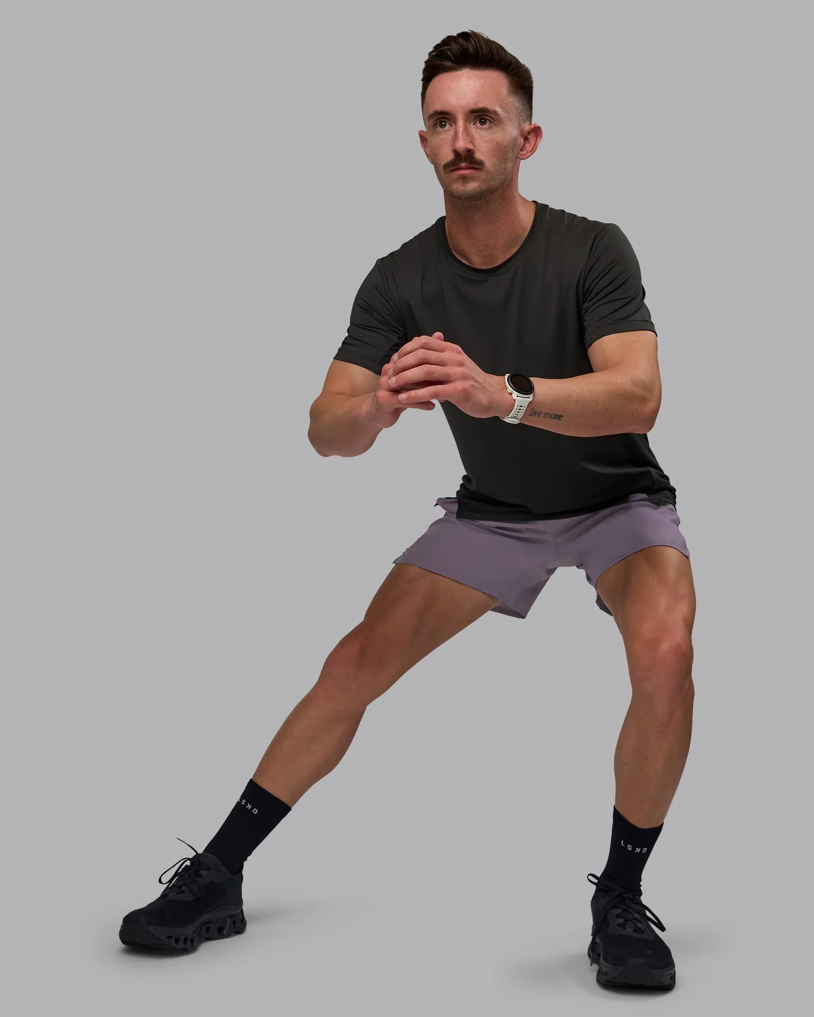 Pace Running Tee - Pirate Black sold by LSKD product image thumbnail 3