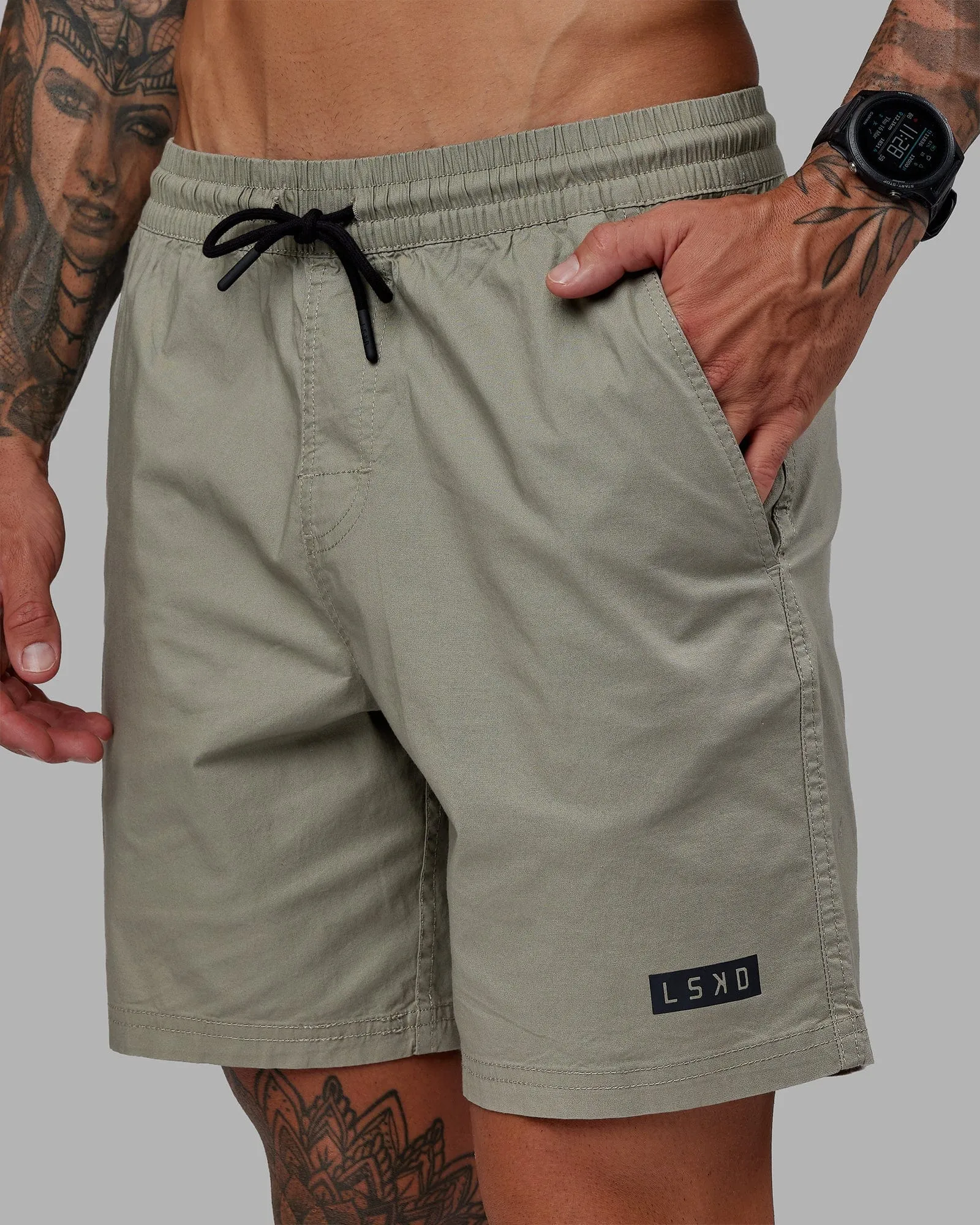 Daily 7" Short - Dusty Olive sold by LSKD product image thumbnail 2