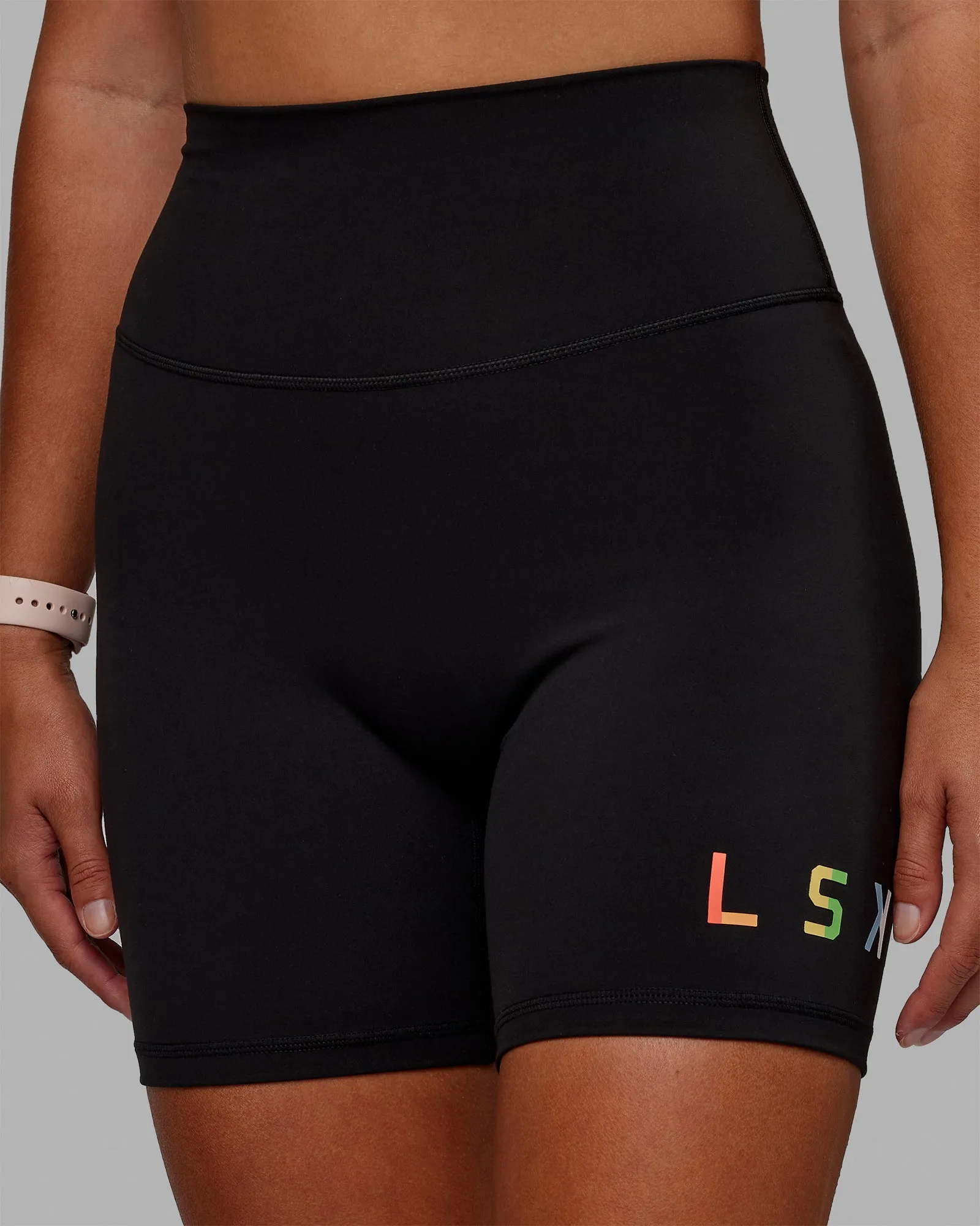Evolved Mid Short Tights - Pride-Black sold by LSKD product image thumbnail 2