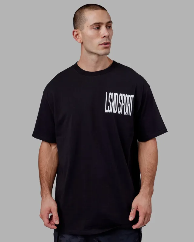 Proximity Long Line Tee Oversize - Black sold by LSKD