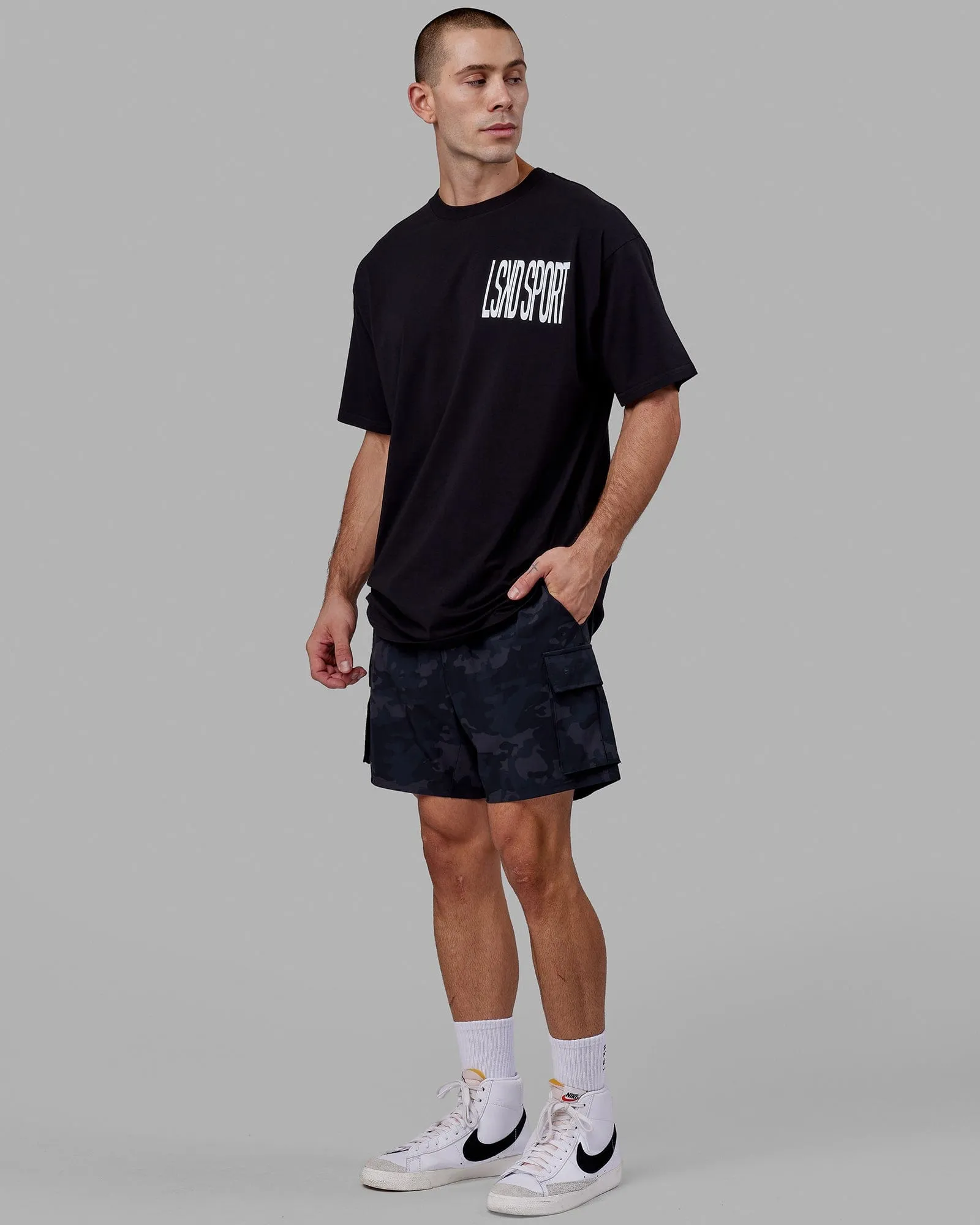 Proximity Long Line Tee Oversize - Black sold by LSKD product image thumbnail 2