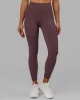 Rep 7/8 Length Tights - Plum sold by LSKD