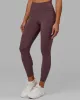 Rep 7/8 Length Tights - Plum sold by LSKD