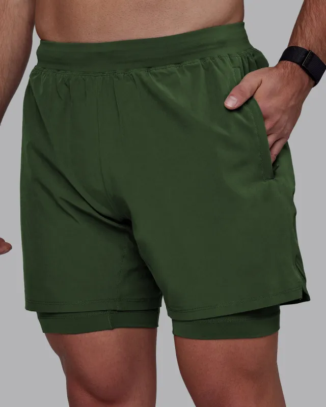 Challenger 6" Lined Performance Short - Cilantro sold by LSKD