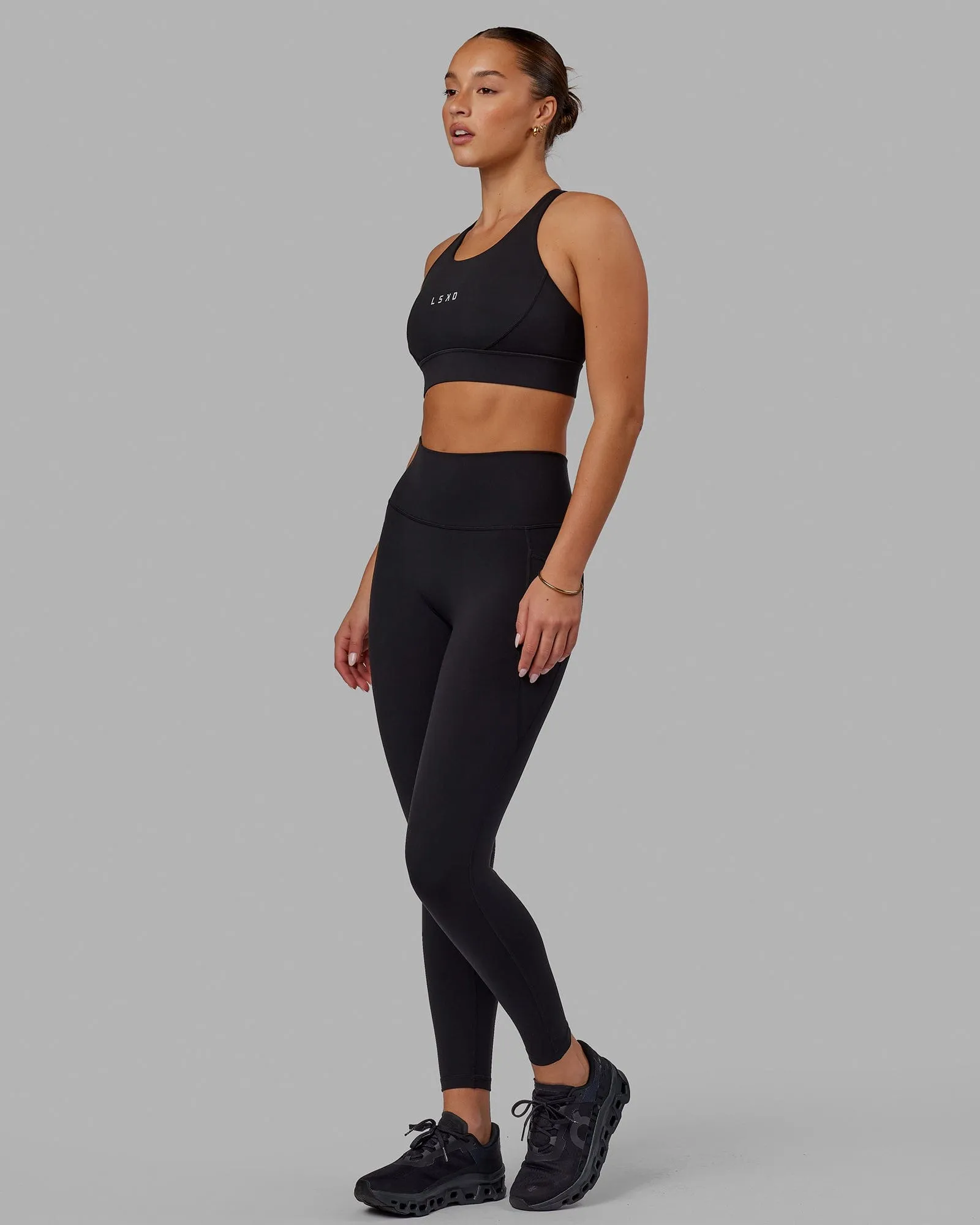Propel Sports Bra - Black sold by LSKD product image thumbnail 4