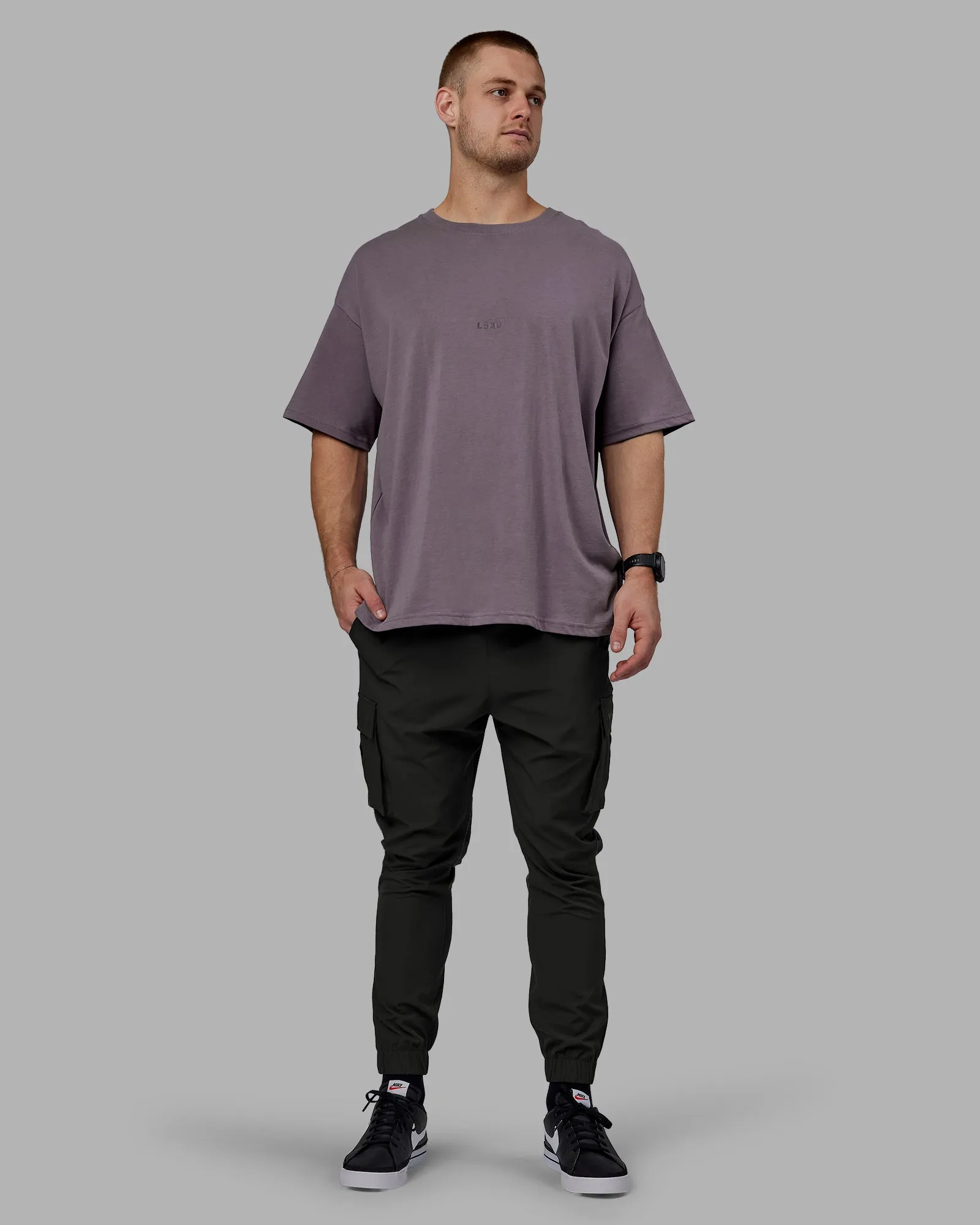 Energy Stretch Performance Cargo Joggers - Pirate Black sold by LSKD product image thumbnail 2