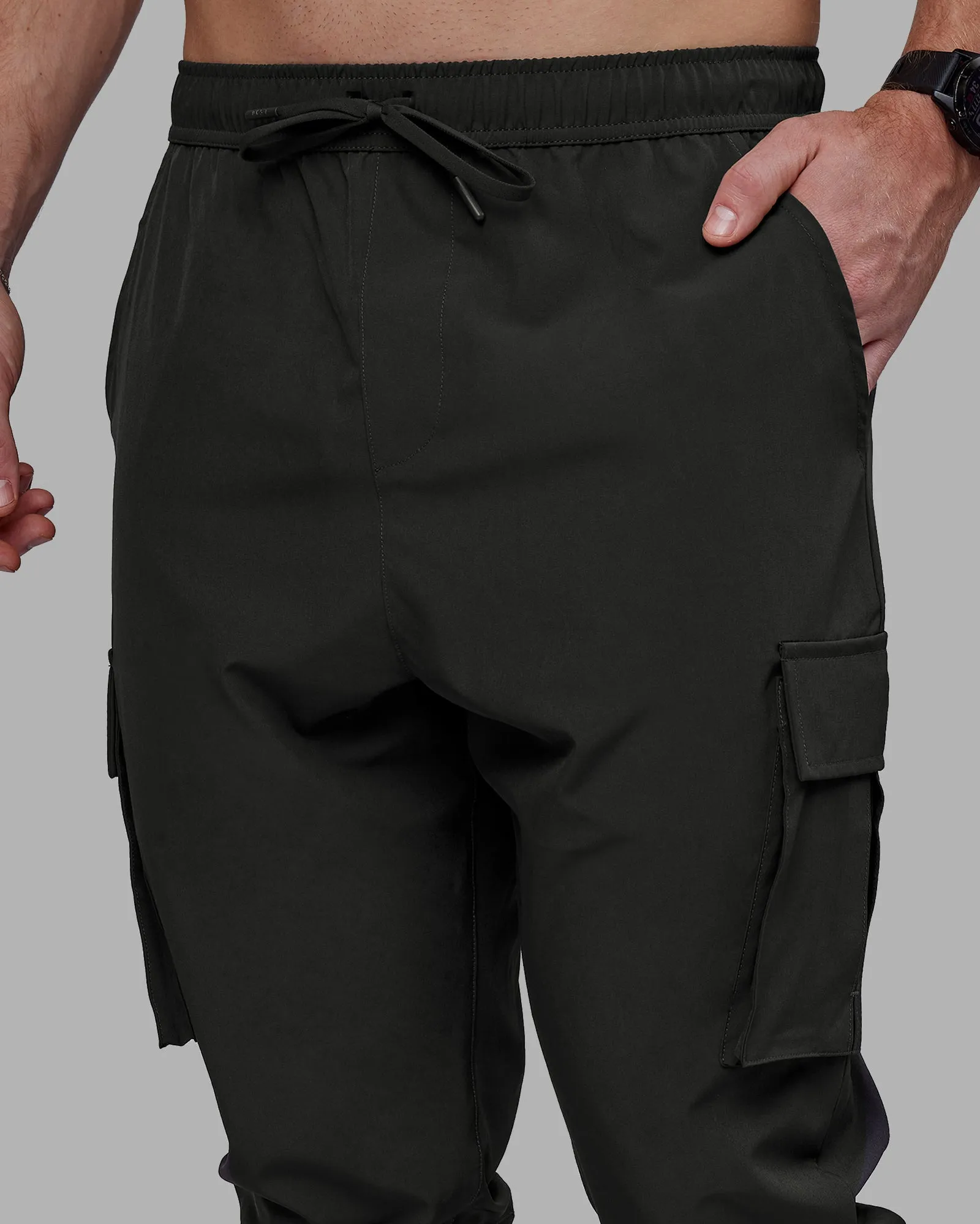 Energy Stretch Performance Cargo Joggers - Pirate Black sold by LSKD product image thumbnail 3