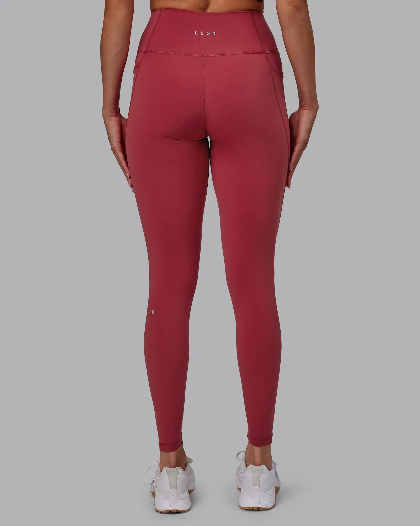 Fusion Full Length Tight with Pockets - Claret sold by LSKD product image thumbnail 5