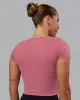Staple Cropped Tee - Mauve Haze sold by LSKD