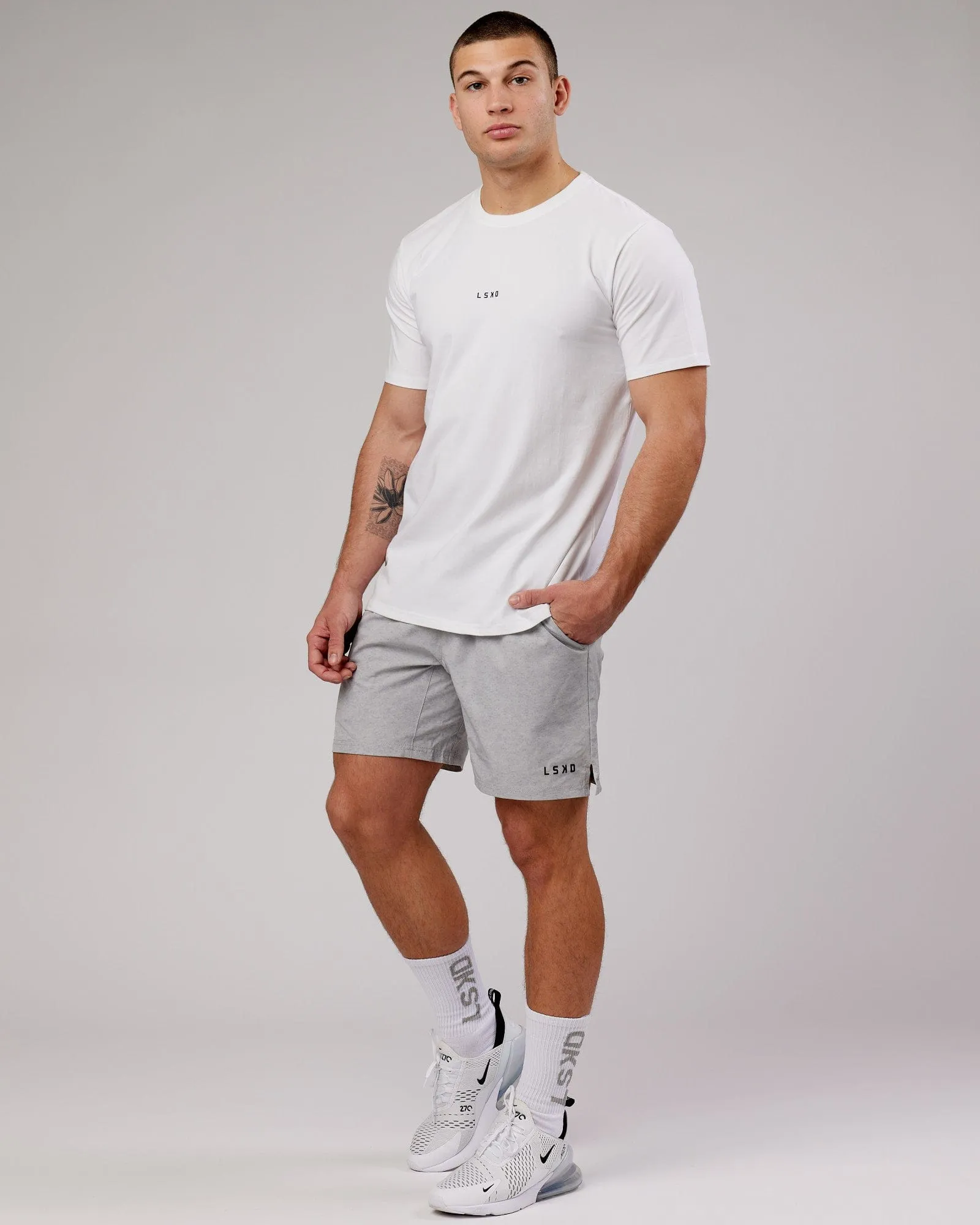 Base FLXCotton Tee - White sold by LSKD product image thumbnail 3