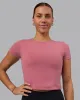 Staple Cropped Tee - Mauve Haze sold by LSKD
