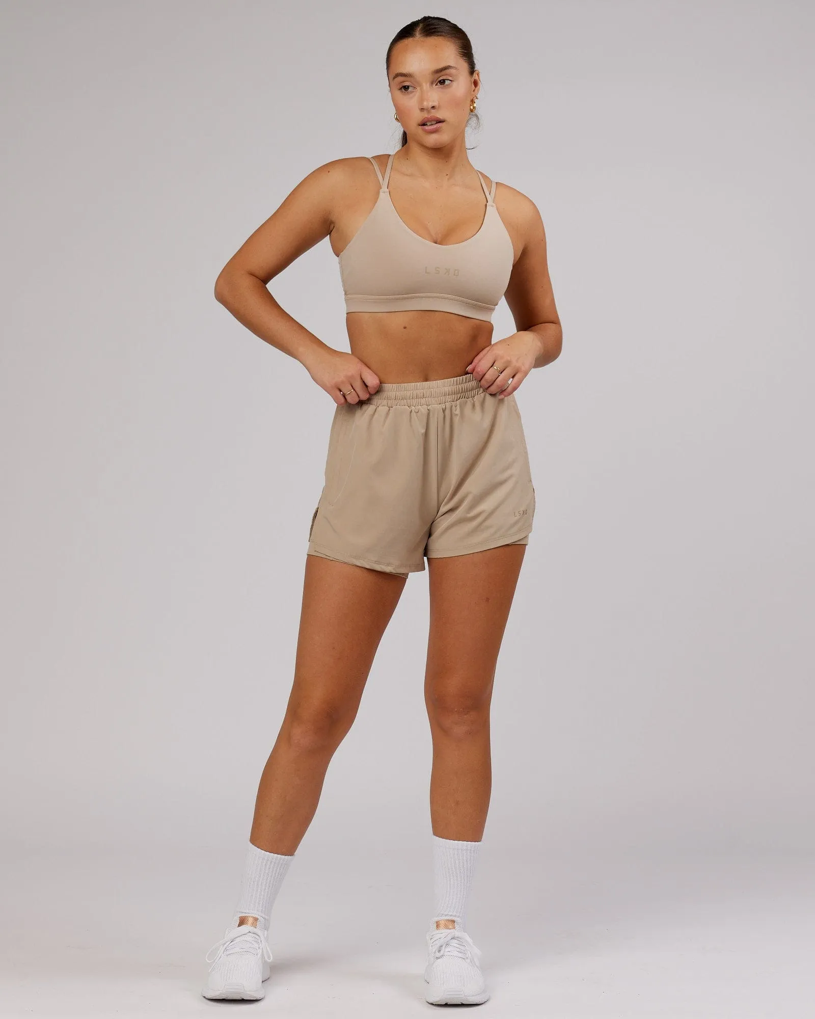 Movement Sports Bra - Taupe sold by LSKD product image thumbnail 4