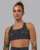 Aspire Sports Bra - Tranquil-Black sold by LSKD