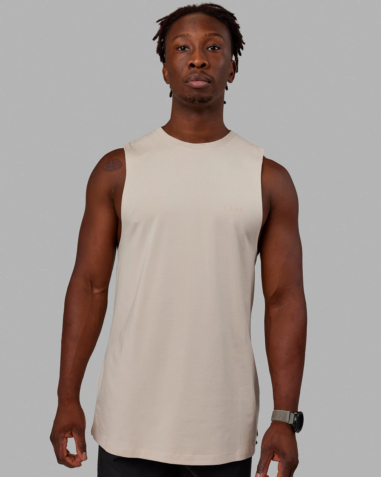 Deluxe PimaFLX Tank - Shale Beige sold by LSKD product image thumbnail 2