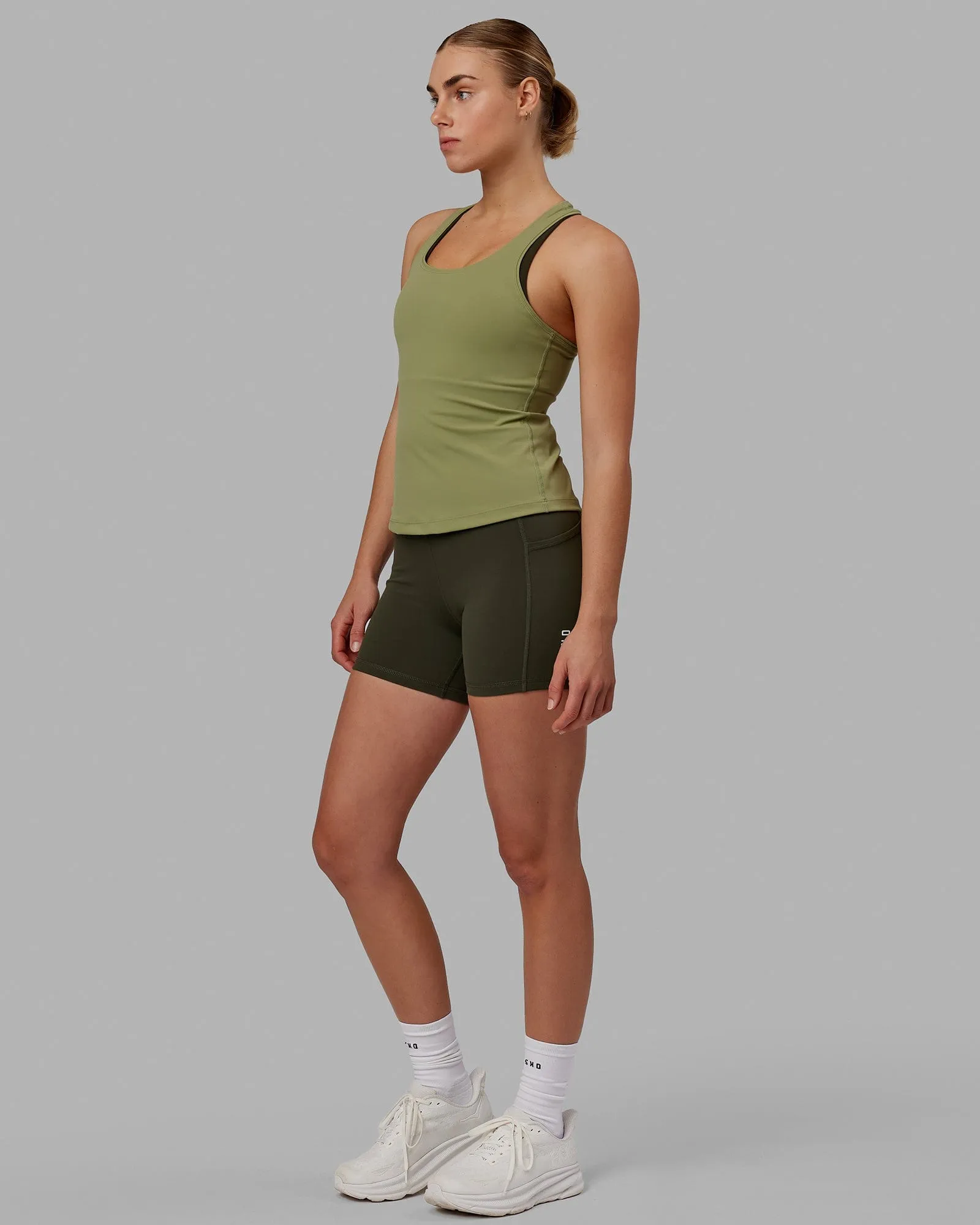 Lift Performance Tank - Moss Stone sold by LSKD