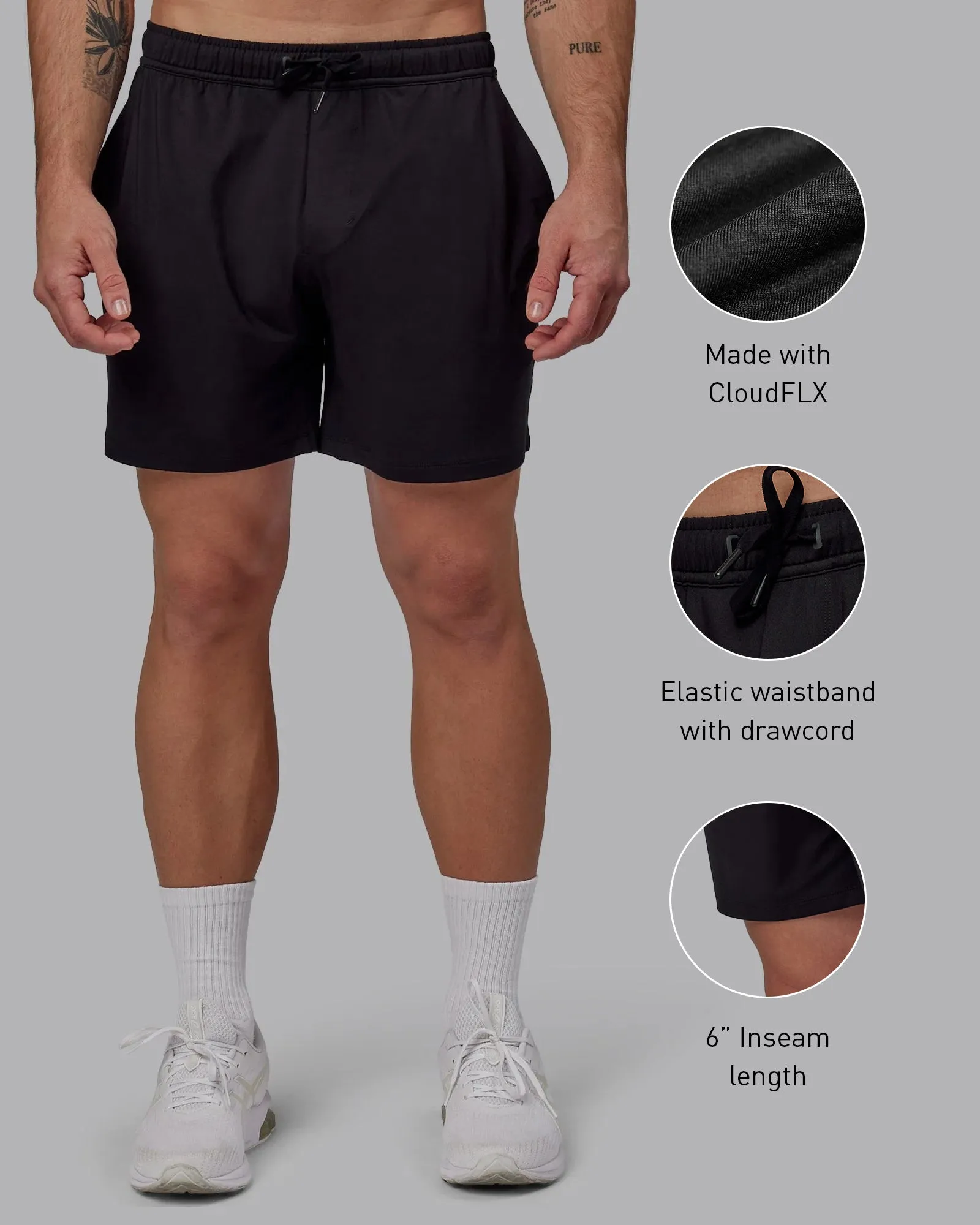 Restore CloudFLX Short - Black sold by LSKD product image thumbnail 2