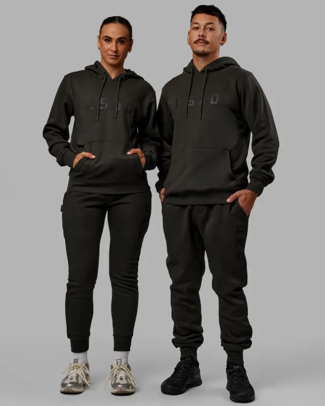 Structure Hoodie - Pirate Black-Black sold by LSKD