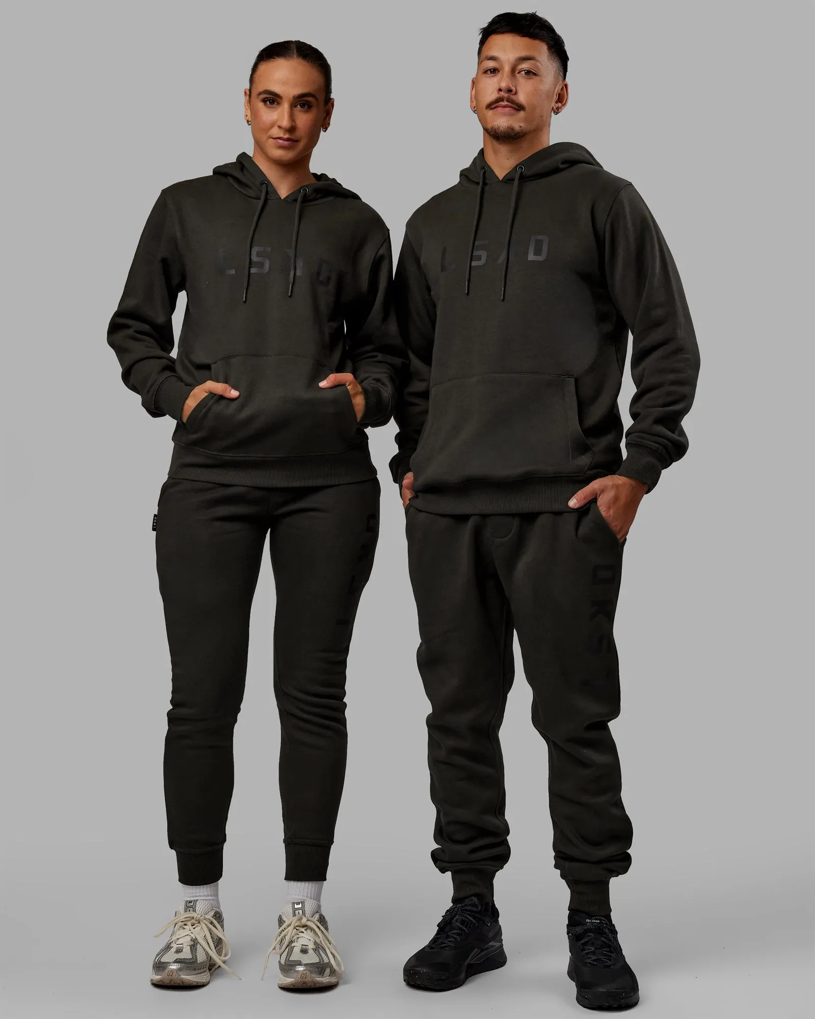 Structure Hoodie - Pirate Black-Black sold by LSKD