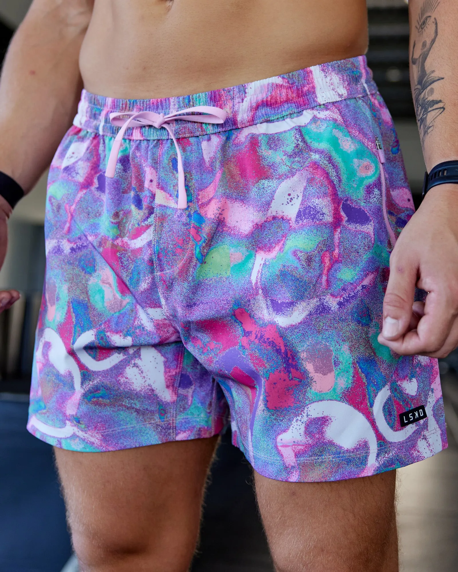 Rep 5" Performance Shorts - Glitter Bomb sold by LSKD