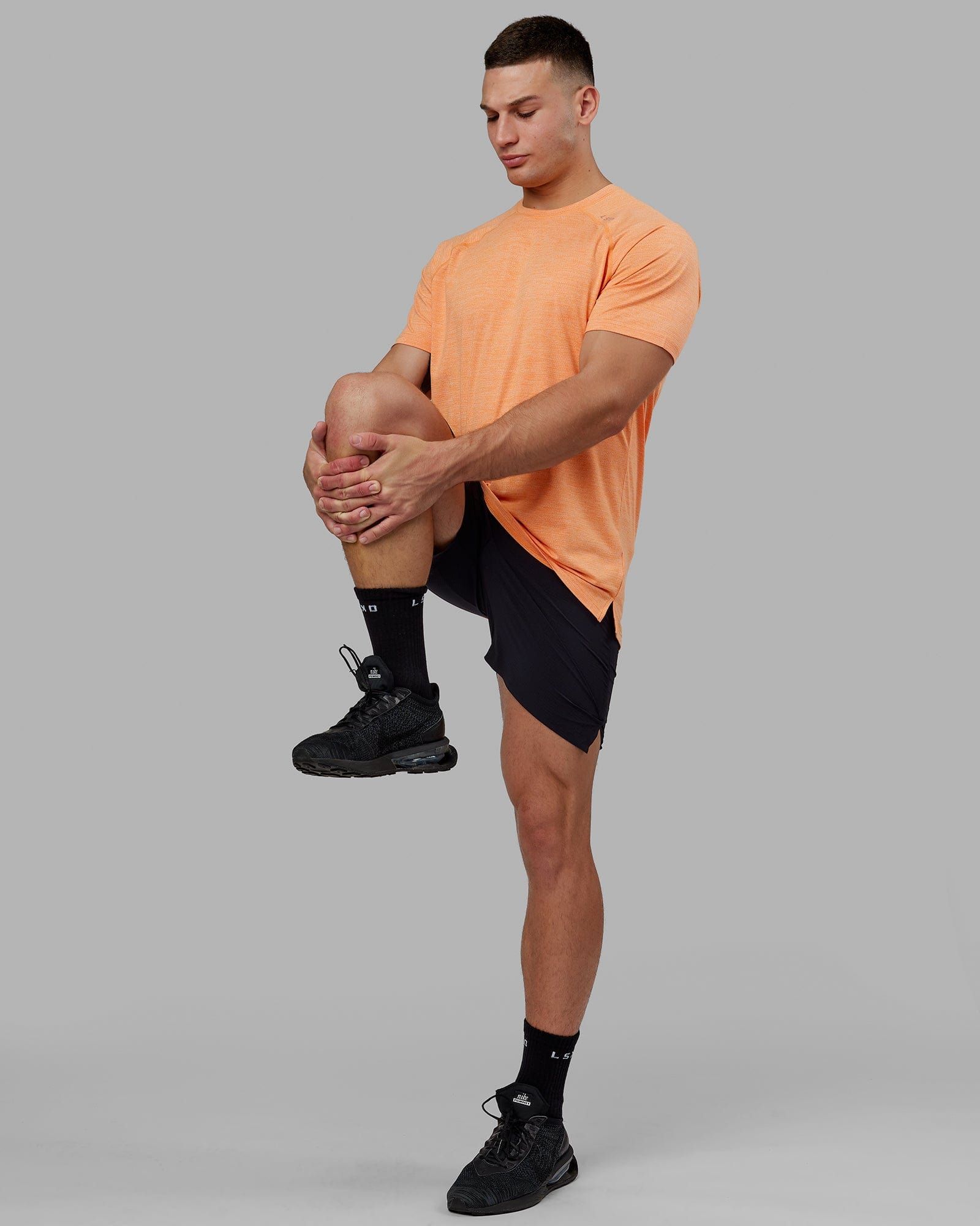 Perform VapourFLX Tee - Tangerine Marl sold by LSKD product image thumbnail 2