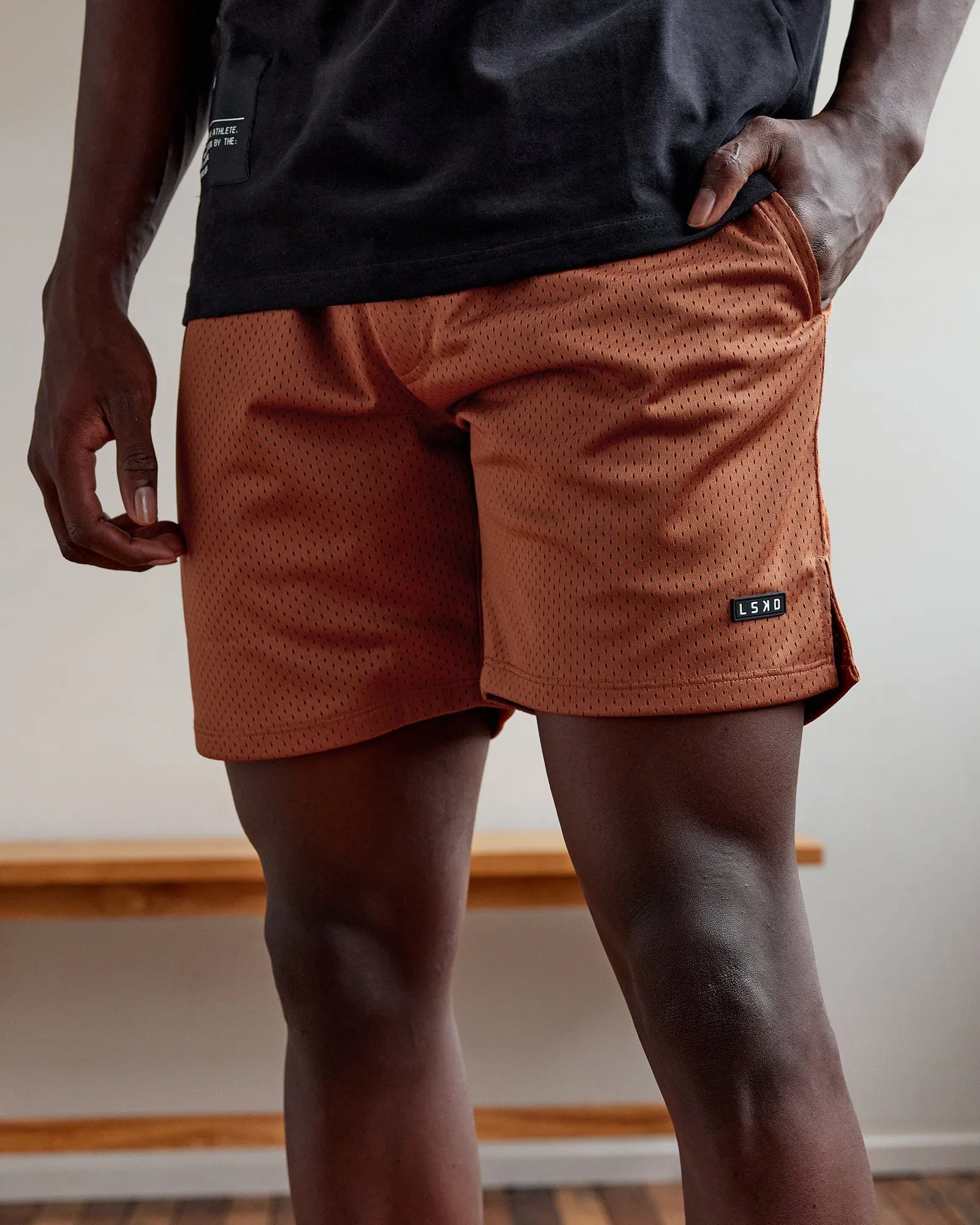 Fundamental Mesh Shorts - Hazel sold by LSKD