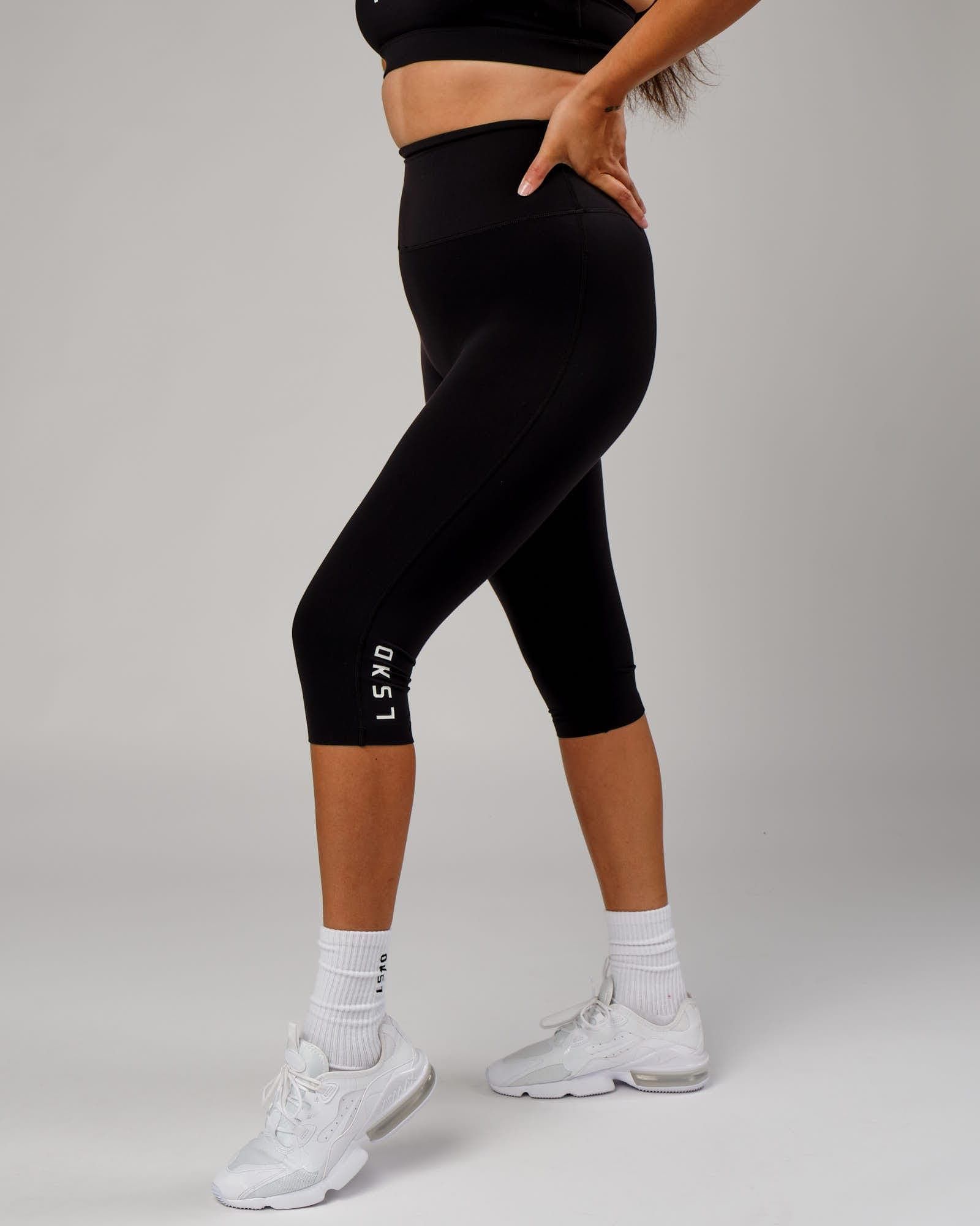 Elixir 3/4 Length Tight - Black sold by LSKD product image thumbnail 5