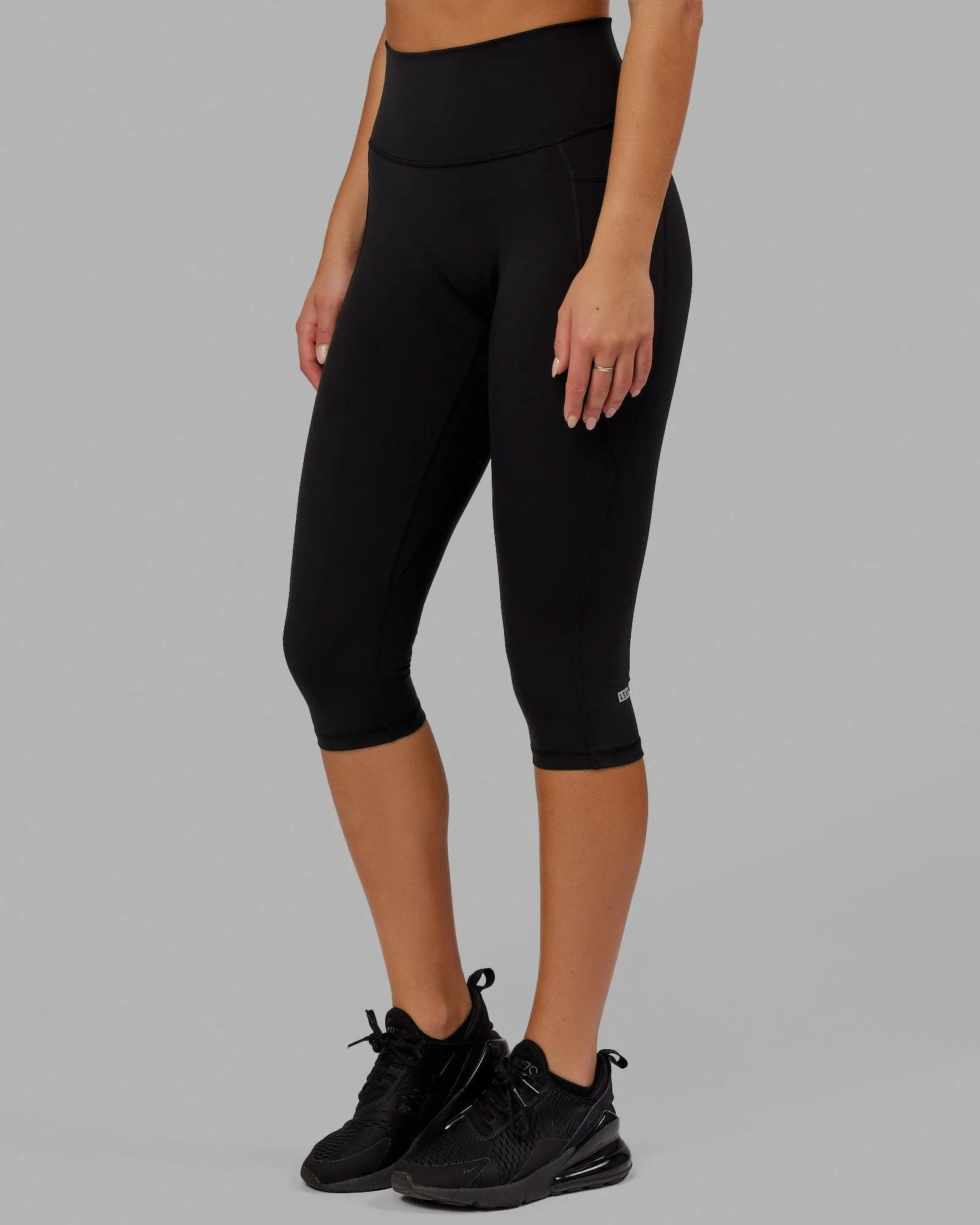 Fusion 3/4 Length Tight with Pockets - Black sold by LSKD
