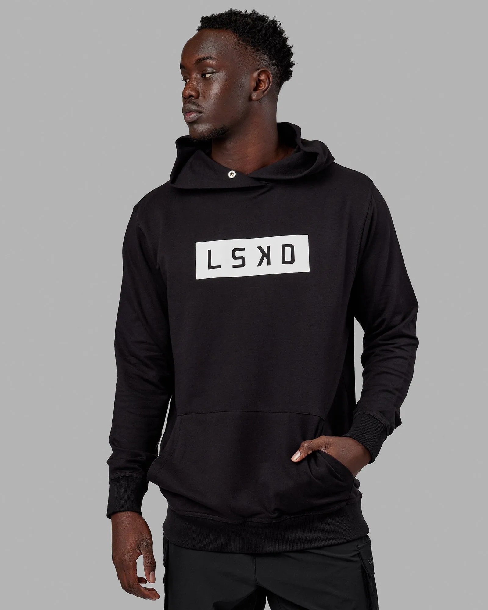 Strength FLXFLeece Hoodie - Black-White sold by LSKD product image thumbnail 5