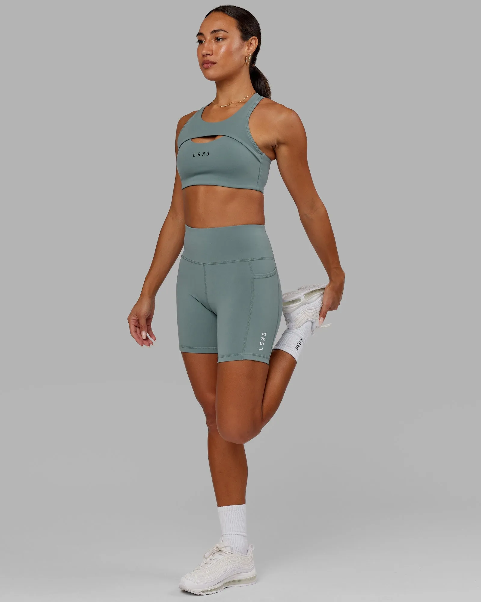 Rep Mid Short Tights Small Logo - Eclipse sold by LSKD