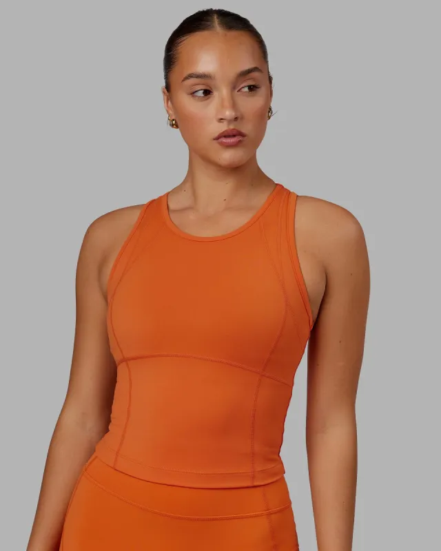Propel Performance Tank - Burnt Orange sold by LSKD