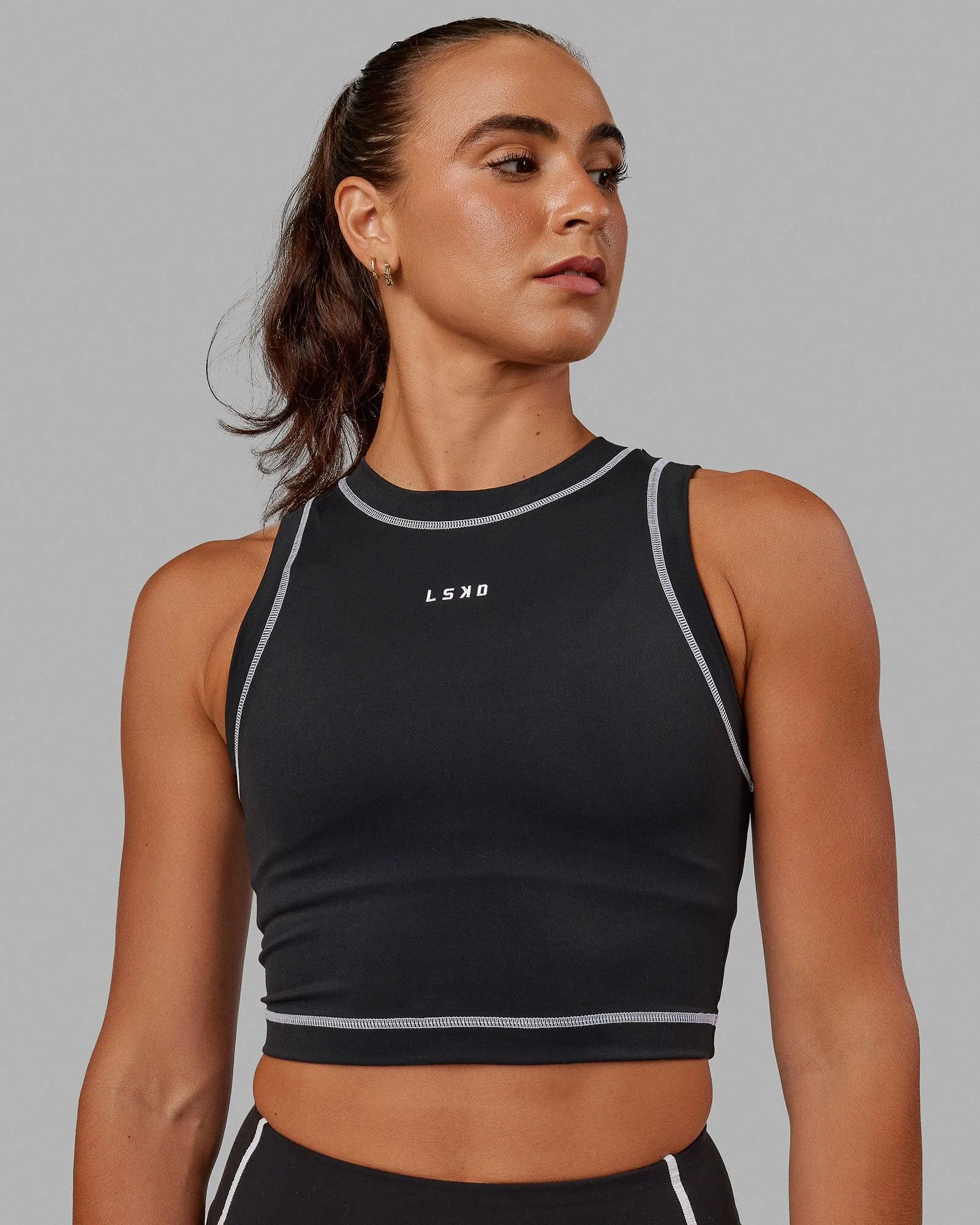 Imprint Tank - Black-White sold by LSKD