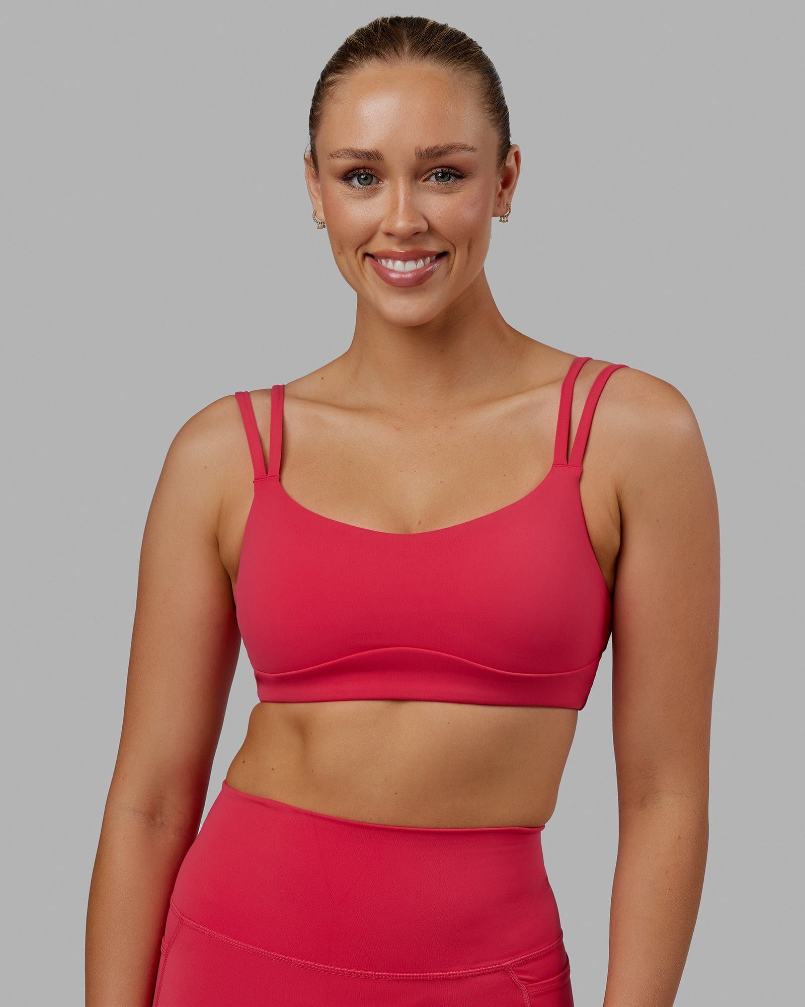 Vogue Sports Bra - Raspberry sold by LSKD product image thumbnail 5