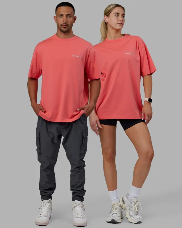Unisex Taylor Tee Oversize - Coral sold by LSKD