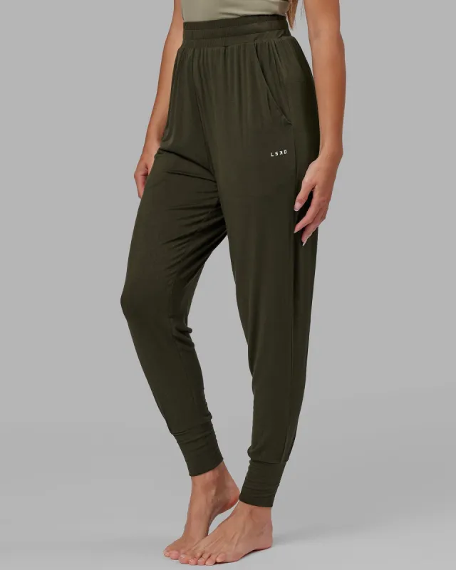 Rest and Recover Pants - Forest Night sold by LSKD