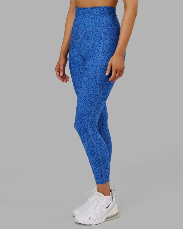 Fusion 7/8 Length Tights - Ocean Scale sold by LSKD