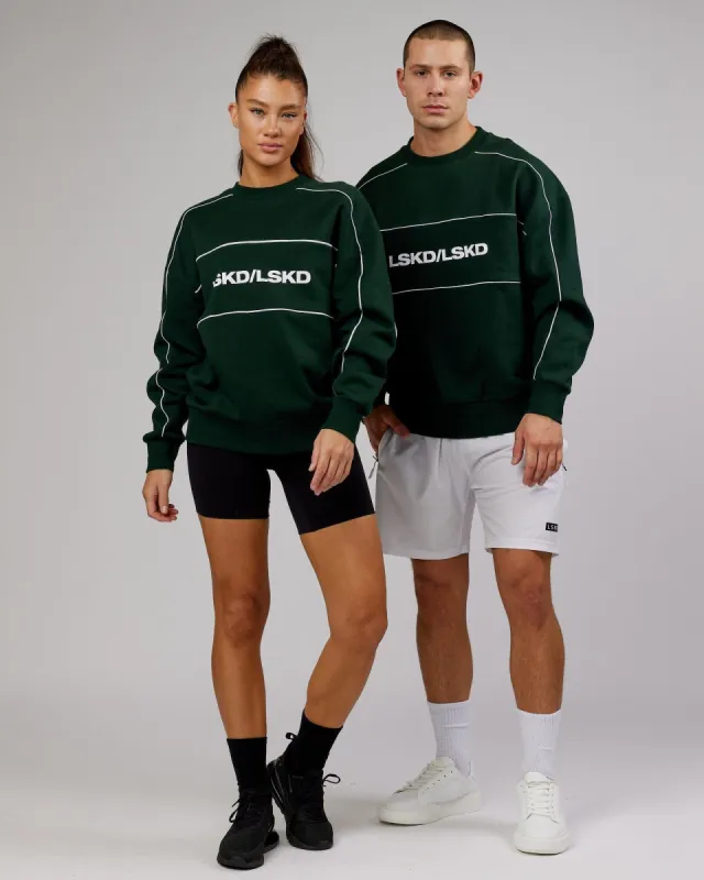 Unisex Impact Sweater Oversize - Forest sold by LSKD