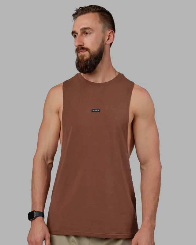 Fundamental FLXCotton Drop Arm Tank - Cappuccino sold by LSKD